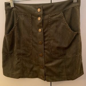 Olive Green Skirt